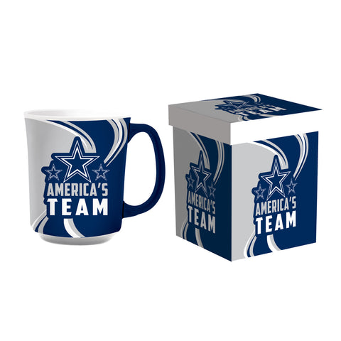 Dallas Cowboys Coffee Mug 14oz Ceramic with Matching Box