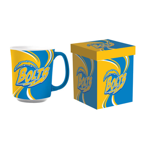 Los Angeles Chargers Coffee Mug 14oz Ceramic with Matching Box