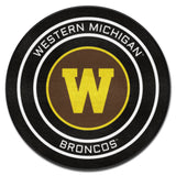 Western Michigan Broncos Hockey Puck Rug - 27in. Diameter
