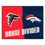 NFL House Divided - Falcons / Broncos Rug 34 in. x 42.5 in.