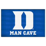 Duke Blue Devils Man Cave Ulti-Mat Rug - 5ft. x 8ft., D Logo