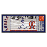 California Angels Ticket Runner Rug - 30in. x 72in. 1966 Retro Logo