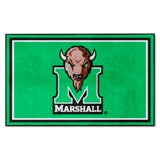 Marshall Thundering Herd 4ft. x 6ft. Plush Area Rug