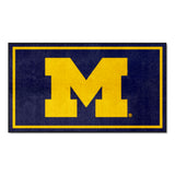 Michigan Wolverines 3ft. x 5ft. Plush Area Rug