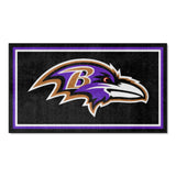 Baltimore Ravens 3ft. x 5ft. Plush Area Rug