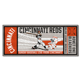 Cincinnati Reds Ticket Runner Rug - 30in. x 72in.