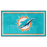 Miami Dolphins 3ft. x 5ft. Plush Area Rug
