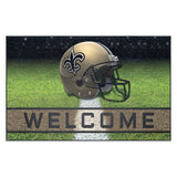 New Orleans Saints Rubber Door Mat - 18in. x 30in.