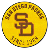 San Diego Padres Roundel Rug - 27in. Diameter1969