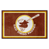 San Diego Padres 4ft. x 6ft. Plush Area Rug1969