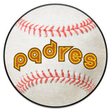San Diego Padres Baseball Rug - 27in. Diameter1969