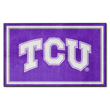 TCU Horned Frogs 4ft. x 6ft. Plush Area Rug