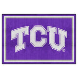 TCU Horned Frogs 5ft. x 8 ft. Plush Area Rug