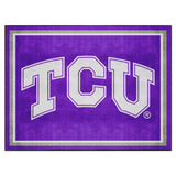 TCU Horned Frogs 8ft. x 10 ft. Plush Area Rug