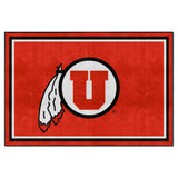 Utah Utes 5ft. x 8 ft. Plush Area Rug