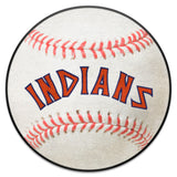 Cleveland Indians Baseball Rug - 27in. Diameter