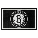 Brooklyn Nets 4ft. x 6ft. Plush Area Rug