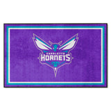 Charlotte Hornets 4ft. x 6ft. Plush Area Rug