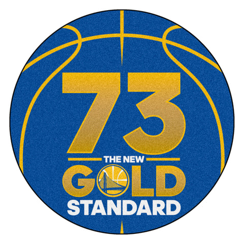 NBA - Golden State Warriors - 73 Basketball Mat 27" diameter