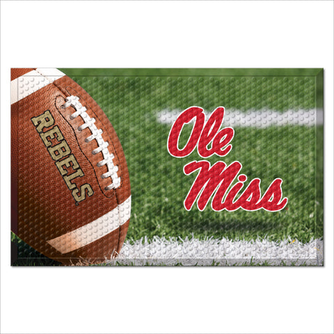 University of Mississippi (Ole Miss) Scraper Mat 19"x30" Ball
