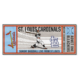 St. Louis Cardinals Ticket Runner Rug - 30in. x 72in.