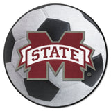 Mississippi State Bulldogs Soccer Ball Rug - 27in. Diameter