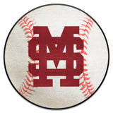 Mississippi State Bulldogs Baseball Rug - 27in. Diameter