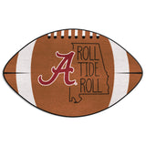 Alabama Crimson Tide Southern Style Football Rug - 20.5in. x 32.5in.