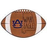 Auburn Tigers Southern Style Football Rug - 20.5in. x 32.5in.