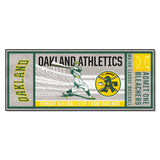 Oakland Athletics Ticket Runner Rug - 30in. x 72in.1981