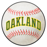 Oakland Athletics Baseball Rug - 27in. Diameter1981