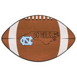 North Carolina Tar Heels Southern Style Football Rug - 20.5in. x 32.5in.