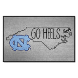 North Carolina Tar Heels Southern Style Starter Mat Accent Rug - 19in. x 30in.