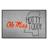 Ole Miss Rebels Southern Style Starter Mat Accent Rug - 19in. x 30in.