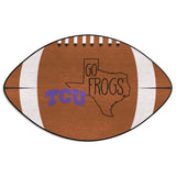TCU Horned Frogs Southern Style Football Rug - 20.5in. x 32.5in.