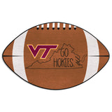 Virginia Tech Hokies Southern Style Football Rug - 20.5in. x 32.5in.