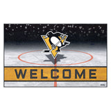 Pittsburgh Penguins Rubber Door Mat - 18in. x 30in.
