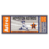 Houston Astros Ticket Runner Rug - 30in. x 72in.1984