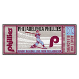 Philadelphia Phillies Ticket Runner Rug - 30in. x 72in.