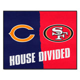 House Divided - Bears / 49ers Rug 34 in. x 42.5 in.