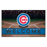 Chicago Cubs Rubber Door Mat - 18in. x 30in.