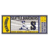 Seattle Mariners Ticket Runner Rug - 30in. x 72in.