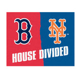 MLB House Divided - Red Sox / Mets Rug 34 in. x 42.5 in.
