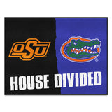 House Divided - Oklahoma St / Florida Rug 34 in. x 42.5 in.
