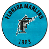 Florida Marlins Roundel Rug - 27in. Diameter