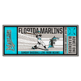 Florida Marlins Ticket Runner Rug - 30in. x 72in.