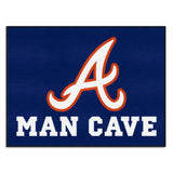 Atlanta Braves Man Cave All-Star Rug - 34 in. x 42.5 in.