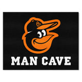 Baltimore Orioles Man Cave All-Star Rug - 34 in. x 42.5 in.