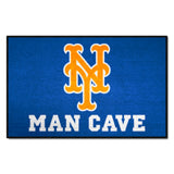 New York Mets Man Cave Starter Mat Accent Rug - 19in. x 30in.