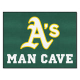 Oakland Athletics Man Cave All-Star Rug - 34 in. x 42.5 in.